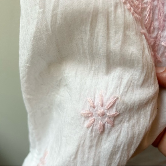 Roberta Roller Rabbit women’s embroidered cotton Faith tunic top - Picture 4 of 8